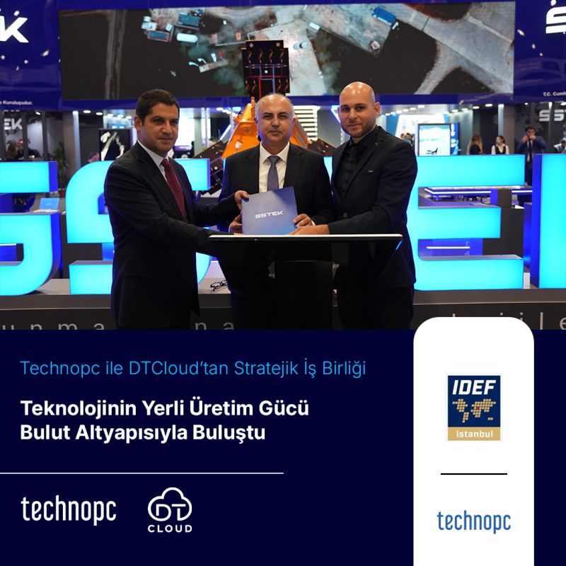 Technopc ile DT Cloud’tan stratejik iş birliği: Teknolojinin yerli üretim gücü, bulut altyapısı ile buluştu! görseli