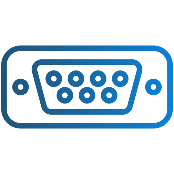 4 Adet RS-232 Yuvası